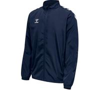 Veste Homme Micro Zip - Hummel - Bleu marine - Poches zippées - Poignets côtelés - Logos à base d'eau
