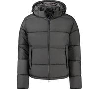 Veste homme noire avec capuche amovible et fermeture éclair, taille : XL Couleur : Nero