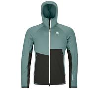 Veste homme Ortovox Fleece Rib Hoody M Taille: XL / Couleur: bleu / gris