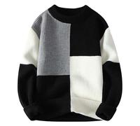 Veste Homme,Pull pour Hommes Automne/Hiver Nouveau Pull Tricoté à Fond éPais VêTements en Fil Chaud