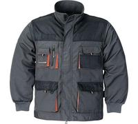 Veste homme taille 50 gris foncé/noir/orange