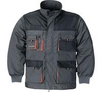 Veste homme taille 52 gris foncé/noir/orange