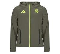 Adidas Real Madrid Homme - Vestes Zippees, Gris - Taille XL - Poly Woven Grey XL
