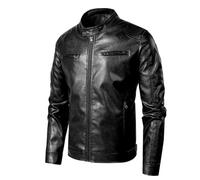Veste Hommes Cuir Hiver Homme Noir Blousons Punk Legere Jacket Vintage Bombers Sherpa Perfecto Blouson Moto Manteau Mi Saison Retro