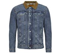 JACK & JONES Jjijean W Sherpa Wi 200 Sn Veste Courte, Bleu Denim, M Homme