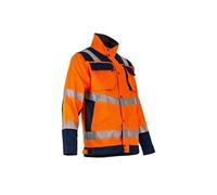 Veste hv Ampoule Orange fluo et marine - LMA S