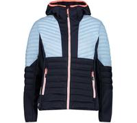 Veste hybride CMP Femme - Black blue - Rembourrage Primaloft® - Hydrofuge et coupe-vent S