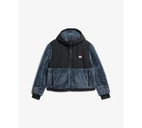 Superdry Veste hybride Super Soft Full Zip Bleu S Femme
