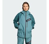 Veste hybride Terrex Techrock PRIMEKNIT CLIMAPROOF+ Aurora Ivy / Preloved Teal M