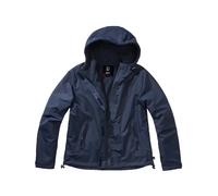 Veste impermÃ©able Ã capuche full zip femme Brandit Bleu XS