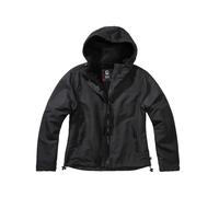 Veste impermÃ©able Ã capuche full zip femme Brandit Noir 4XL