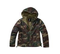 Veste impermÃ©able Ã capuche full zip femme Brandit Vert 5XL