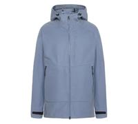 Veste impermÃ©able Ã capuche full zip KnowledgeCotton Apparel Vent canvas 270 shell Bleu 2XL