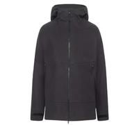 Veste impermÃ©able Ã capuche full zip KnowledgeCotton Apparel Vent canvas 270 shell Noir S