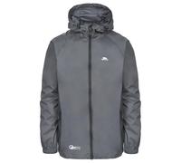 Veste impermÃ©able Ã capuche zipÃ©e Trespass Qikpac Gris 2XL