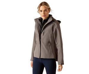 Veste impermÃ©able Ã©quitation Ã capuche femme Ariat Coastal Gris XS