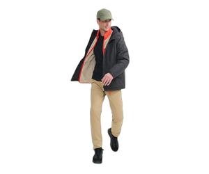 Veste impermÃ©able courte Ã capuche Aigle MTDÂ® Ouate Dupont SoronaÂ® Noir L