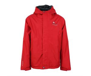Veste impermÃ©able double polaire enfant Peak Mountain Ecajik Rouge 14 ans