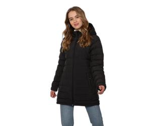 Veste impermÃ©able extÃ©rieur femme Protest Bloom Noir 38