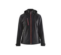 Blakläder Veste Softshell 4719 Femme Noir/Rouge XS