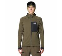 Veste impermÃ©able full zip Mountain Hardwear Power Gridâ¢ Marron M