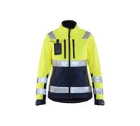 Veste impermÃ©able rÃ©flÃ©chissante femme Blaklader Jaune S