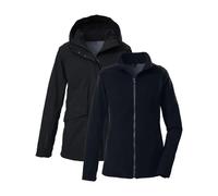 Veste imperméable à capuche 3 en 1 femme Killtec Kow 189 Noir 44