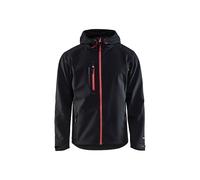 Blakläder 4949251799564XL Veste À Capuche Imperméable Taille 4XL Noir/Rouge