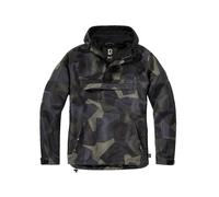 Brandit Windbreaker Hooded Veste Homme Randonnée Anorak Suédois M90 Dark Camo