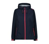 Veste imperméable à capuche femme CMP - black blue/rouge XS