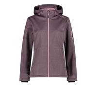 Veste imperméable à capuche femme CMP - plum mel. - softshell et polaire - Clima Protect XXL
