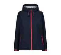 CMP - Woman Rain Jacket Fix Hood - Veste imperméable femme Black Blue - XL