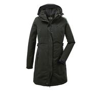 Veste imperméable à capuche femme Killtec Kow 165 - parka verte, 100% polyester, imperméable 10 000 mm 42