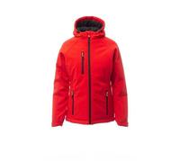 Veste imperméable à capuche femme - Payper Wear - Gale Pad - Rouge/noir - Soft-shell rembourré S