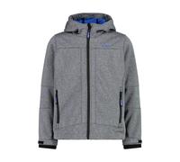 CMP - Veste enfant à capuche fixe, Noir Mel.-Royal, 104