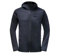 Veste imperméable à capuche Jack Wolfskin Bornberg - night blue - S - Softshell coupe-vent et hydrofuge L