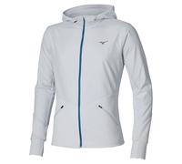 Veste imperméable à capuche Mizuno Active Hybrd Gris M