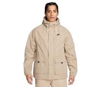 Veste imperméable à capuche Nike Club Marron S Male