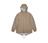 Veste imperméable à capuche Rains Fishtail W3 Beige XS