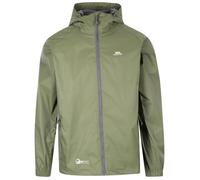 Veste imperméable à capuche zipée Trespass Qikpac - moss M