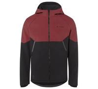 Veste imperméable à capuche zippé VAUDE Qimsa Rouge