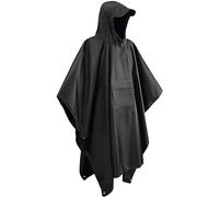 Veste imperméable à fermeture éclair pour homme - Coupe-vent légère et réutilisable - Style fonctionnel - Coupe ample - Respirant - Pour les trajets pluvieux, les voyages en plein air