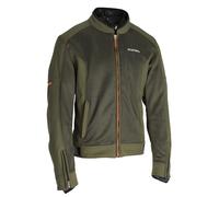 Veste Imperméable ACER ual Road En Polyester Homologuée Gordon Vert/Orange