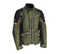 Veste Imperméable ACER ual Road En Polyester Homologuée X-Rover Verte/Orange