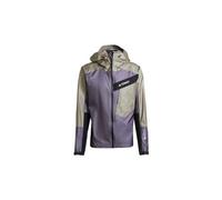 Veste impermeable adidas terrex trk gtx khaki violet homme
