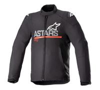 Veste imperméable Alpinestars SMX noir / gris foncé / rouge clair imperméable