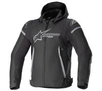 Veste imperméable Alpinestars Zaca pour moto noir/gris foncé