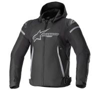 Veste imperméable Alpinestars Zaca pour moto noir/gris foncé