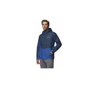 Columbia Veste imperméable Pouring Adventure 3 avec capuche Bleu nuit Homme Taille S