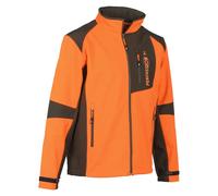 Veste imperméable en softshell PERCUSSION Orange XL
